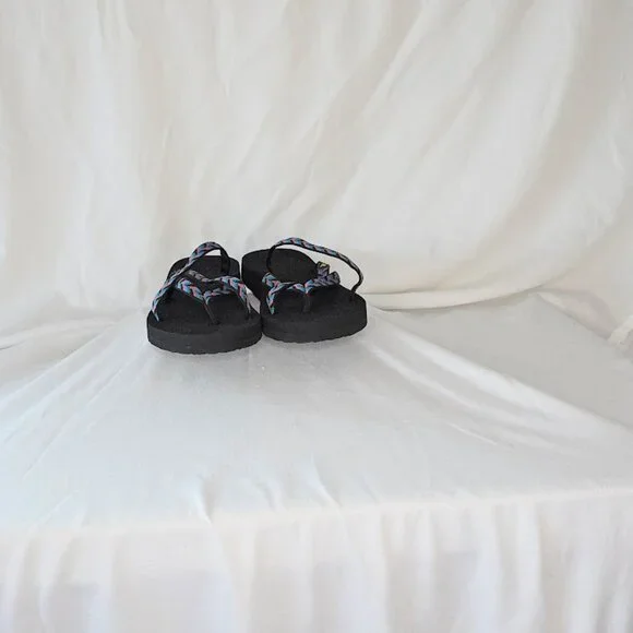 TEVA Women's Olowahu Sandal Slip-On Retro Geometric Multi Colored Size 7 - Picture 6 of 14